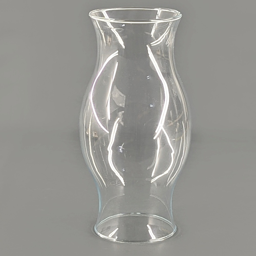 Clear Glass Hurricane Lamp Chimney Shade Replacement 8.75 Inch Flared Rim